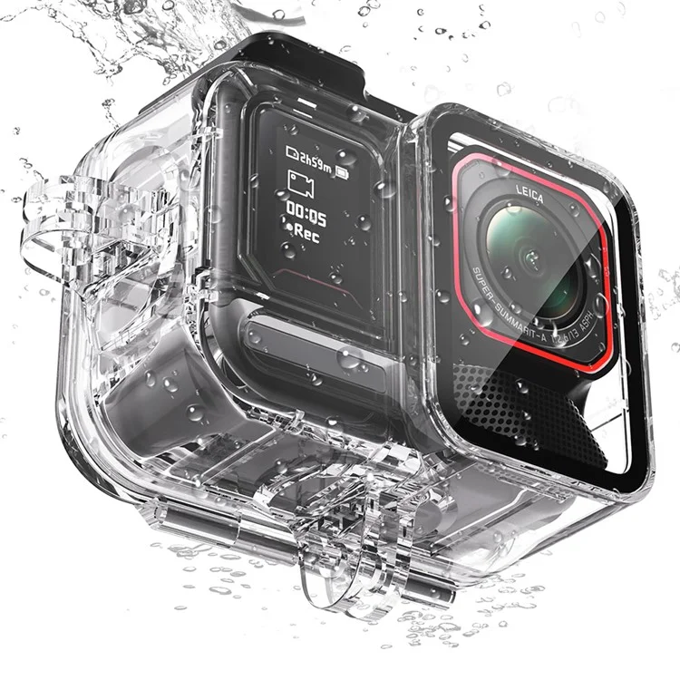Водонепроницаемый чехол FLW057 для камеры Insta360 Ace Pro 2 / ACE Pro, 45 метров под водой, пыленепроницаемый, противоударный корпус