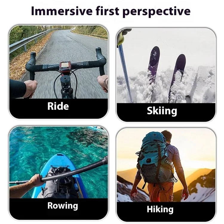 FLW080 Backpack Clip PP + 840D Nylon Anti Slip Rotatable Universal Action Camera Mount