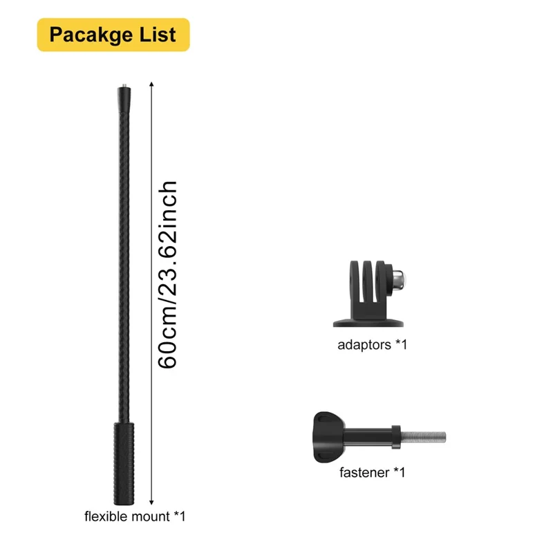 FLW357 Portable Flexible Mount Universal Action Camera Shooting Bendable Bracket