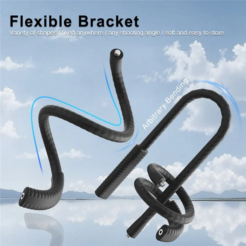 FLW357 Portable Flexible Mount Universal Action Camera Shooting Bendable Bracket