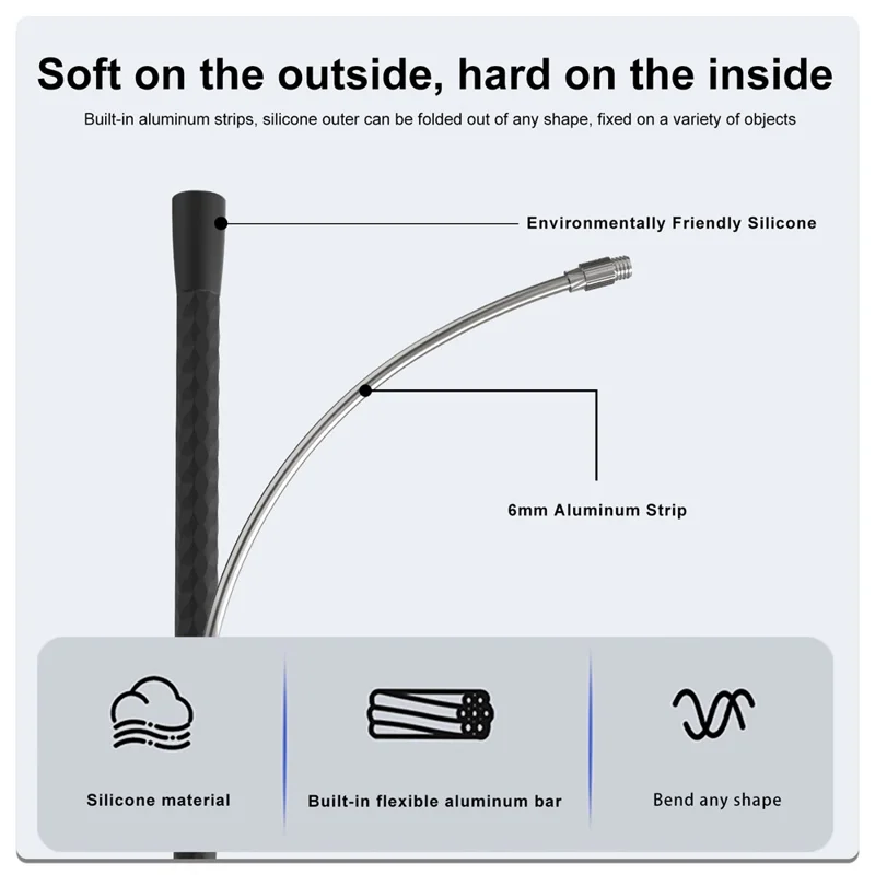 FLW357 Portable Flexible Mount Universal Action Camera Shooting Bendable Bracket