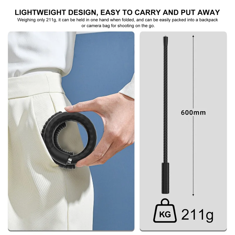 FLW357 Portable Flexible Mount Universal Action Camera Shooting Bendable Bracket