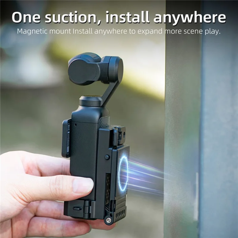 STARTRC 12150099 Support de montage magnétique pliable à 180° pour caméra DJI Osmo Pocket 3