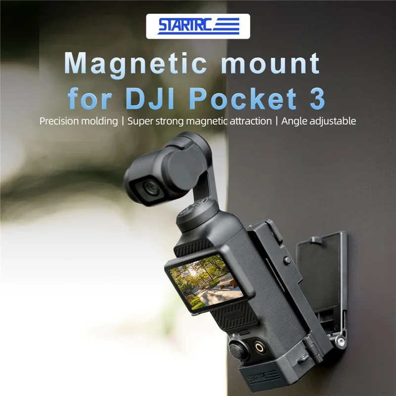 STARTRC 12150099 Support de montage magnétique pliable à 180° pour caméra DJI Osmo Pocket 3