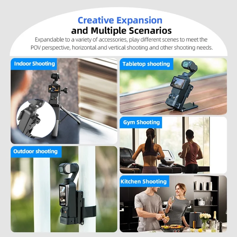 STARTRC 12150099 Support de montage magnétique pliable à 180° pour caméra DJI Osmo Pocket 3