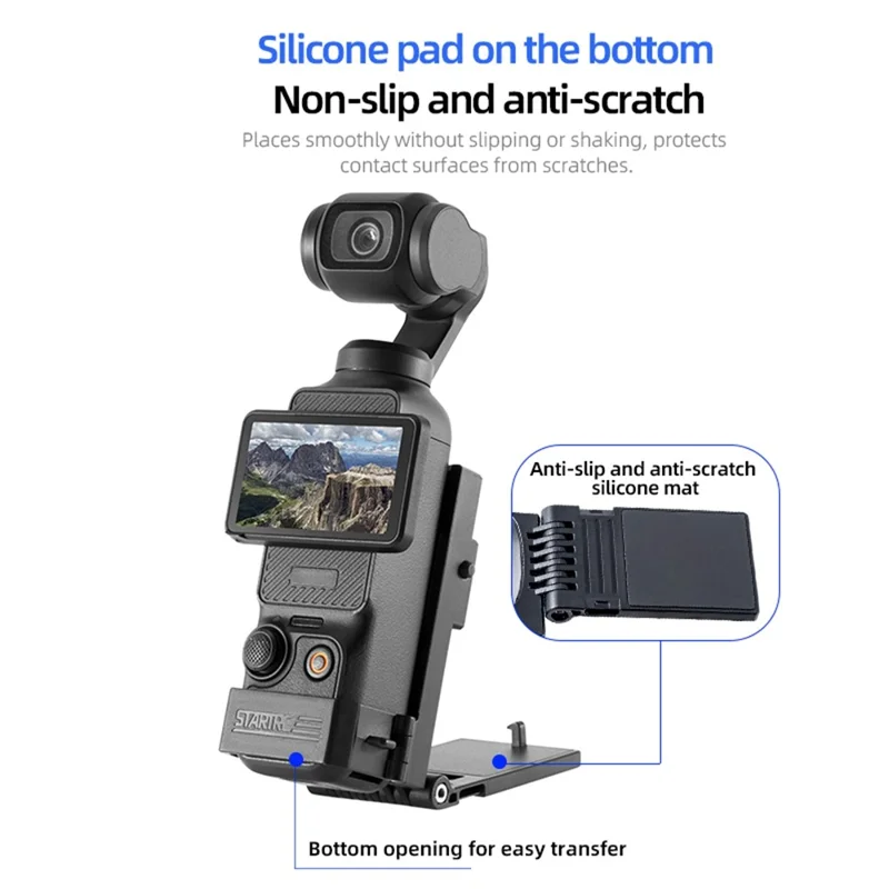 STARTRC 12150099 Support de montage magnétique pliable à 180° pour caméra DJI Osmo Pocket 3