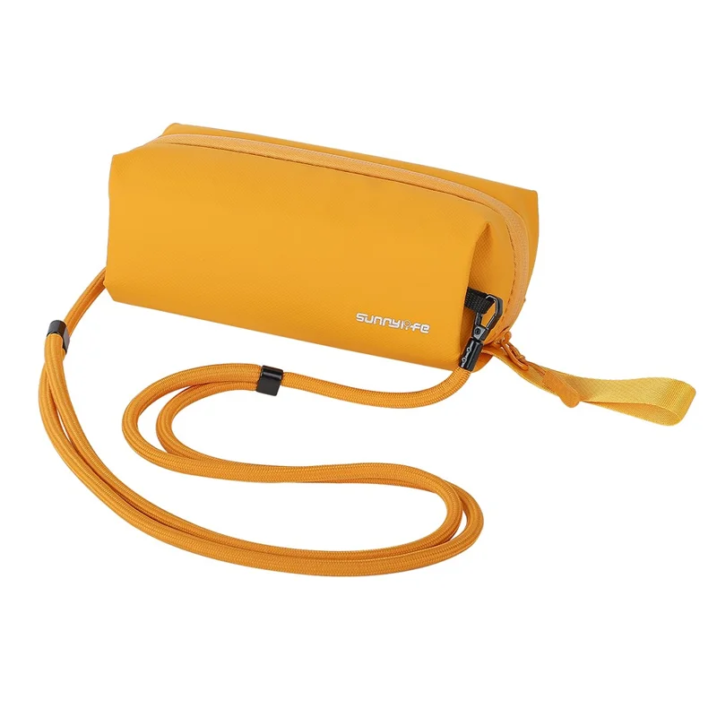 SUNNYLIFE B018 Universal Soft Case for Action Cameras Storage Bag Travel Organizer with Shoulder Strap - Yellow
