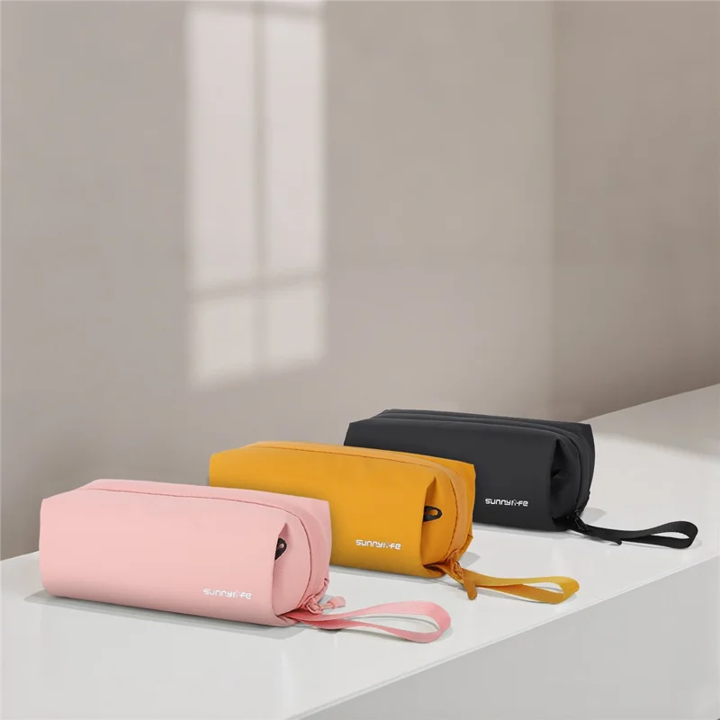 SUNNYLIFE B018 Universal Soft Case for Action Cameras Storage Bag Travel Organizer with Shoulder Strap - Yellow