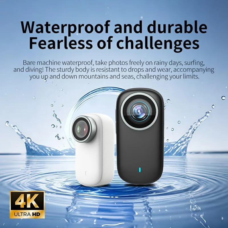 M11 Pets 4K HD Portable Magnetic Camera with Screen Clip-On Thumb Action Cam Recorder