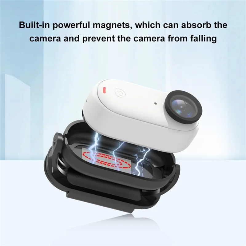 PULUZ PU869B For Insta360 GO 3 / 3S Thumb Camera Magnetic Protective Frame Anti-Shake Cap Clip