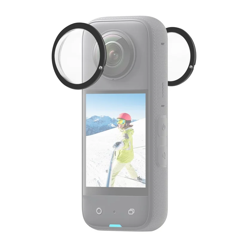 PULUZ PU806B 2 Stück für Insta360 X3 Panorama Linsenschutz Kratzfest Stoßfest HD Linsenschutz
