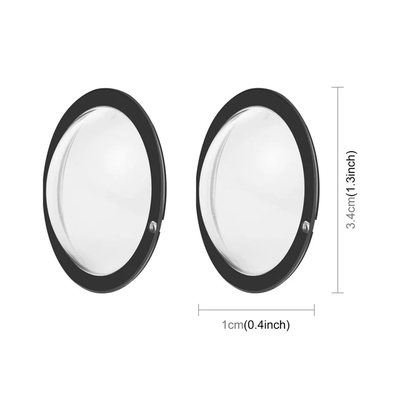 PULUZ PU806B 2 Stück für Insta360 X3 Panorama Linsenschutz Kratzfest Stoßfest HD Linsenschutz