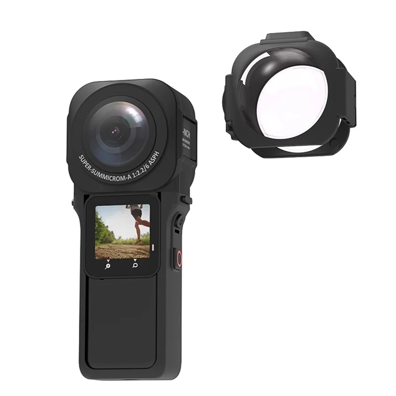 PULUZ PU599B For Insta360 ONE RS 1-Inch 360 Edition Lens Protector High Transparency Shockproof PC Lens Cover