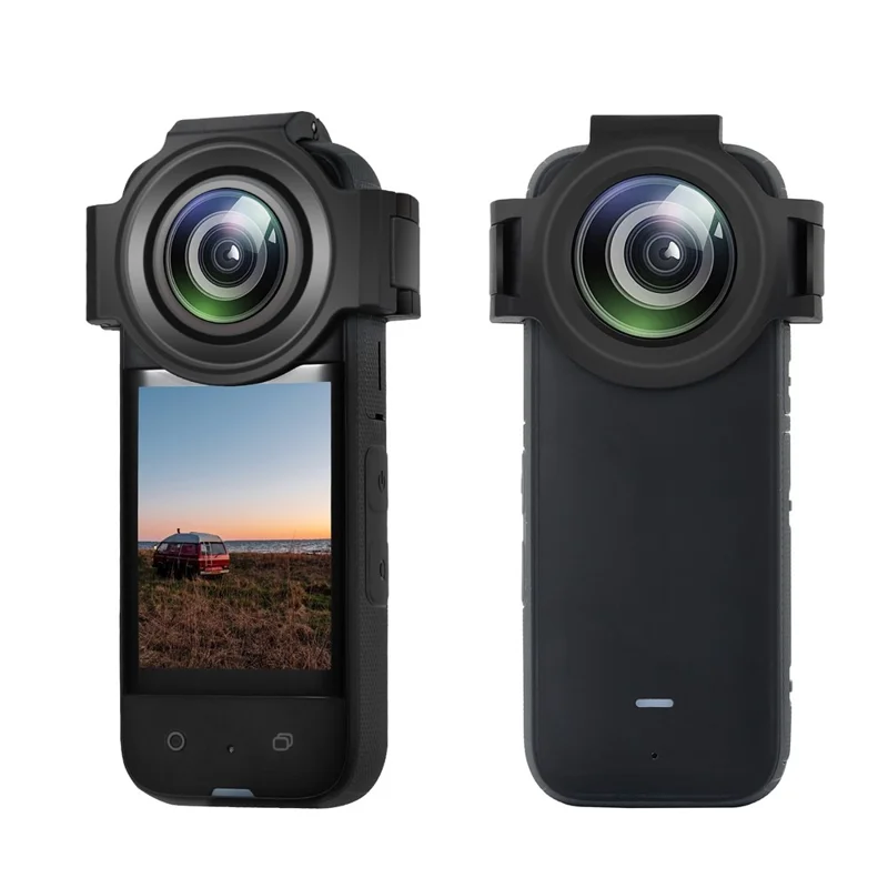PULUZ PU819 For Insta360 X3 Optical Tempered Glass Lens Protector 9H Hardness Anti Scratch Lens Cover