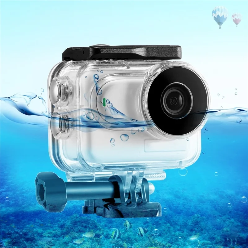 PULUZ PU877T For Insta360 GO 3 / 3S Waterproof Case 60m Underwater Camera Protection Shell