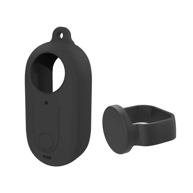 PULUZ PU864 For Insta360 GO 3 Camera Silicone Protective Case with Lens Cover - Black