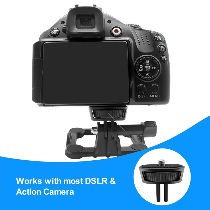 PULUZ PU704B For GoPro / Insta360 Action Camera 1 / 4 Inch Screw ABS Mount Adapter