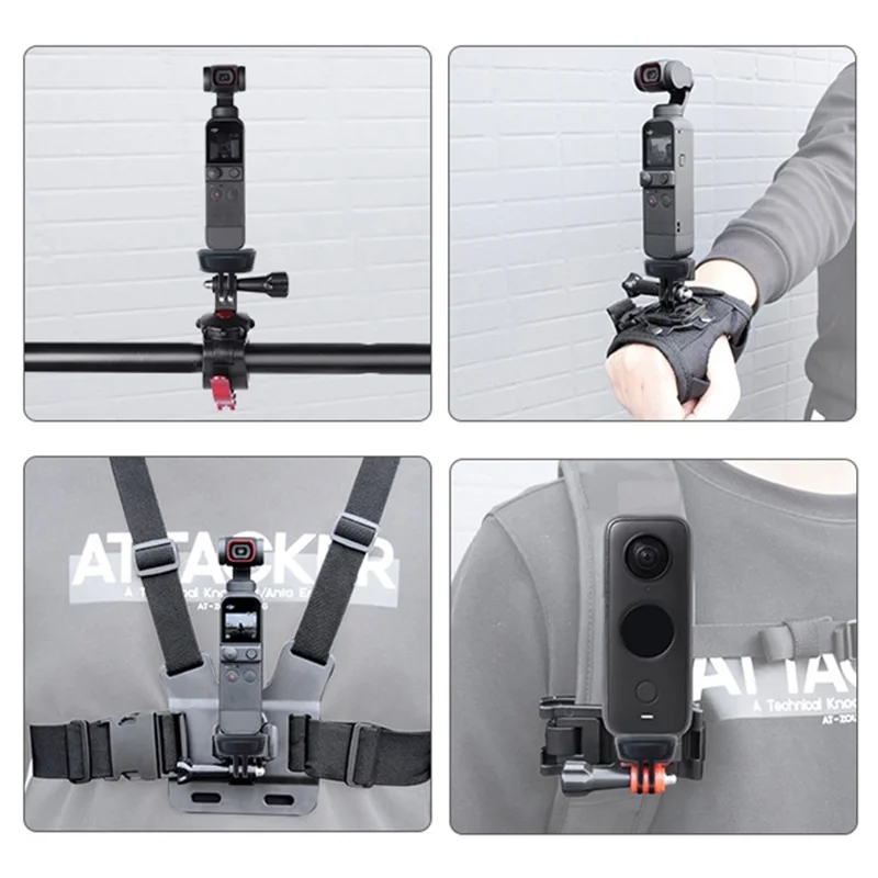 PULUZ PU704B For GoPro / Insta360 Action Camera 1 / 4 Inch Screw ABS Mount Adapter