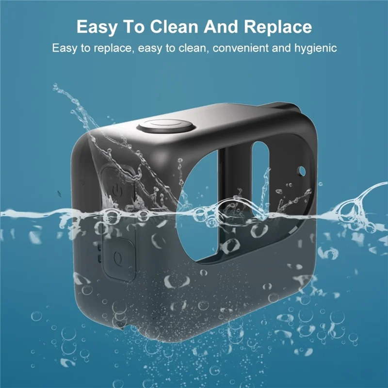 PULUZ PU865 For Insta360 GO 3 / 3S Camera Charging Case Silicone Protective Cover - Black