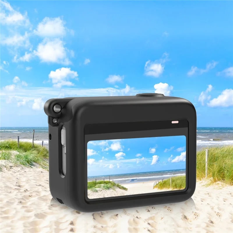 PULUZ PU865 For Insta360 GO 3 / 3S Camera Charging Case Silicone Protective Cover - Black