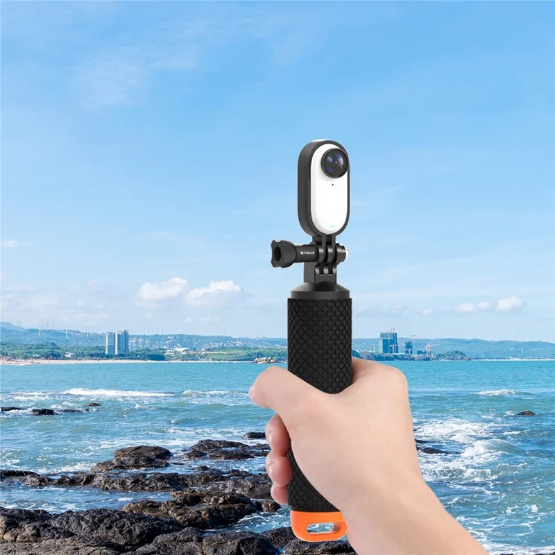 PULUZ PU872B For Insta360 GO 3 / 3S Protective Frame Angle Adjustable Plastic Shell