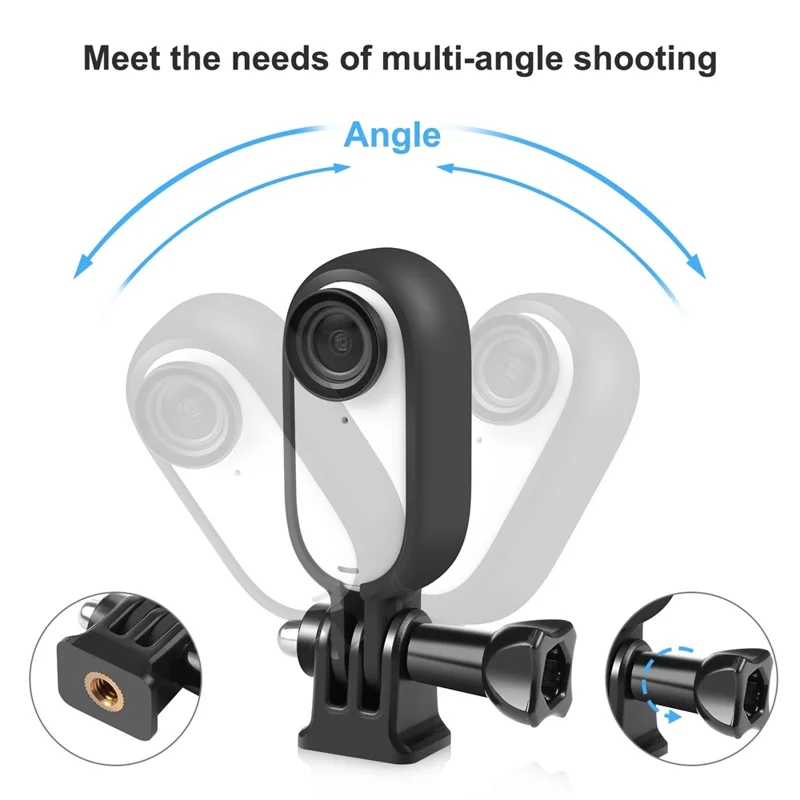 PULUZ PU880B For Insta360 GO 3 / 3S Protective Frame with 1 / 4 Screw Hole Adapter Expansion Accessory