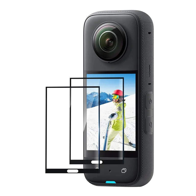 PULUZ PU822T til Insta360 X3 2 stk. Højtydende skærmprotector mod ridser og fingeraftryk