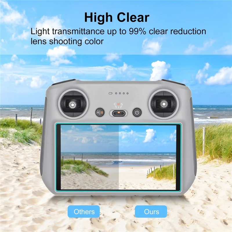 PULUZ PU825T For DJI RC / RC 2 Remote Controller Screen Protector Tempered Glass Film