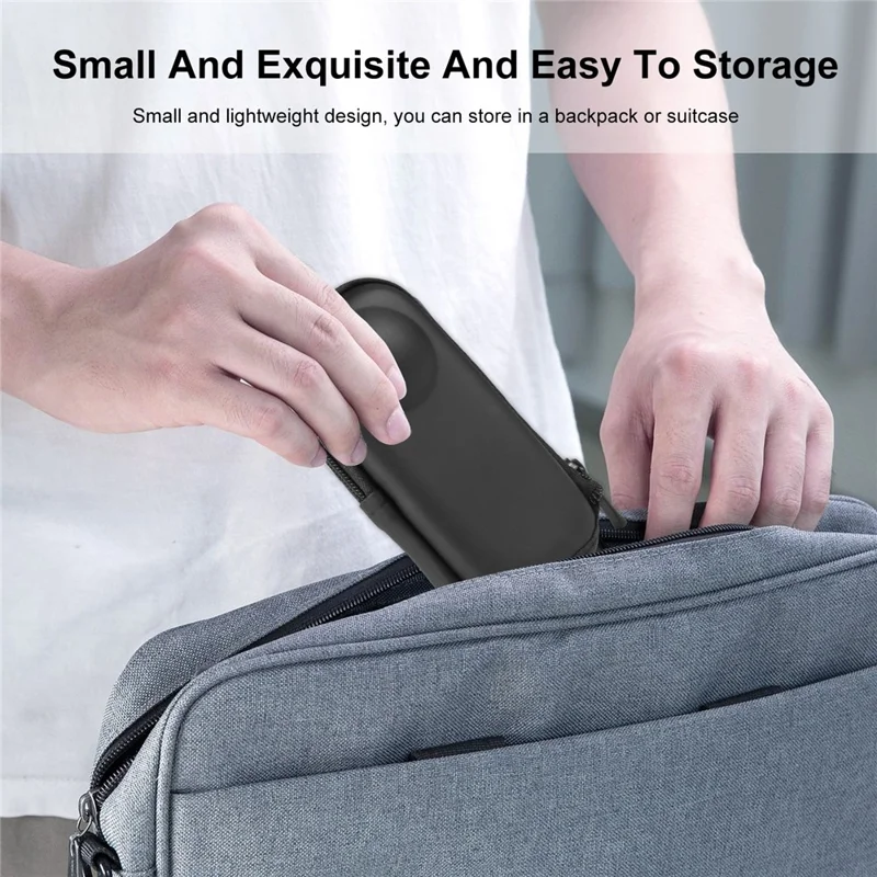 PULUZ PU821B For Insta360 X3  /  ONE X2 Camera Storage Case Waterproof PU Leather Protective Bag