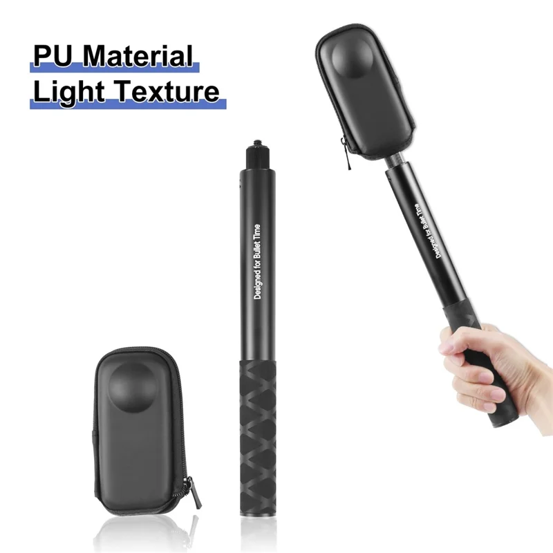 PULUZ PU821B For Insta360 X3  /  ONE X2 Camera Storage Case Waterproof PU Leather Protective Bag