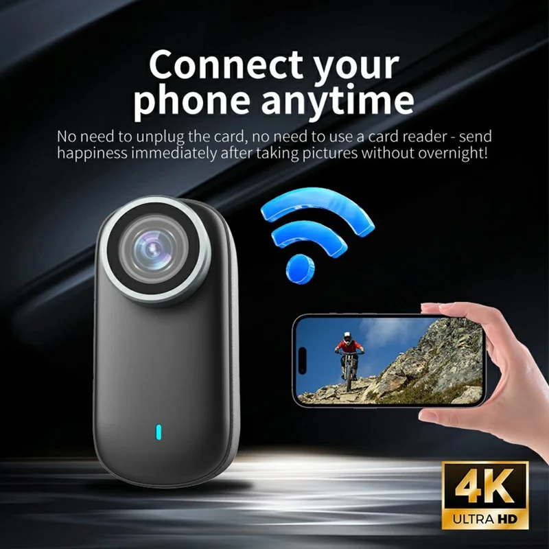 M10 Thumb Camera Pets 4K WIFI HD Action Camera Portable Mini Video Recorder with Full Set Accessory
