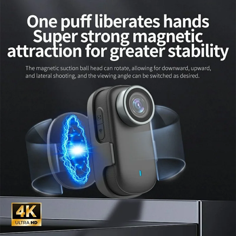 M10 Thumb Camera Pets 4K WIFI HD Action Camera Portable Mini Video Recorder with Full Set Accessory