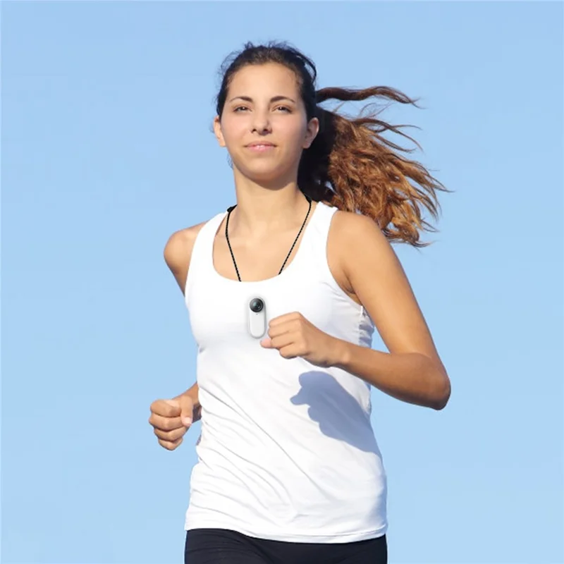 PULUZ PU889W For Insta360 GO 3 Thumb Camera Magnetic Lanyard Hands-Free Shooting Neck Mount