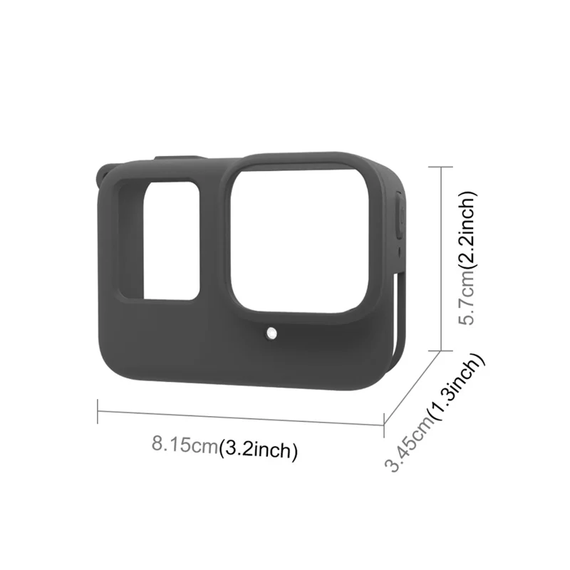 PULUZ PU963B Funda de Silicona con Tapa de Objetivo para Cámara Insta360 Ace Pro