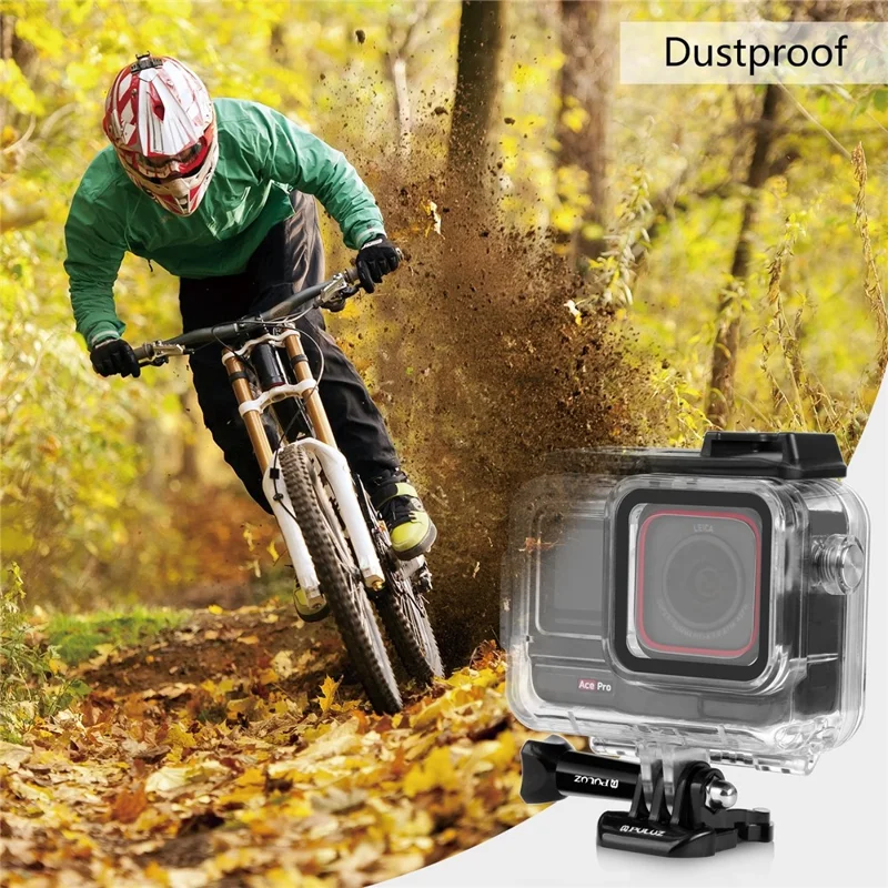 PULUZ PU964T For Insta360 Ace Pro Camera Waterproof Case 60m Underwater Housing