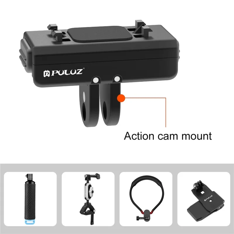 PULUZ PU965B For Insta360 Ace  /  Ace Pro  /  X3  /  One X2 Action Camera Magnetic Quick Release Mount 1 / 4 Inch Screw