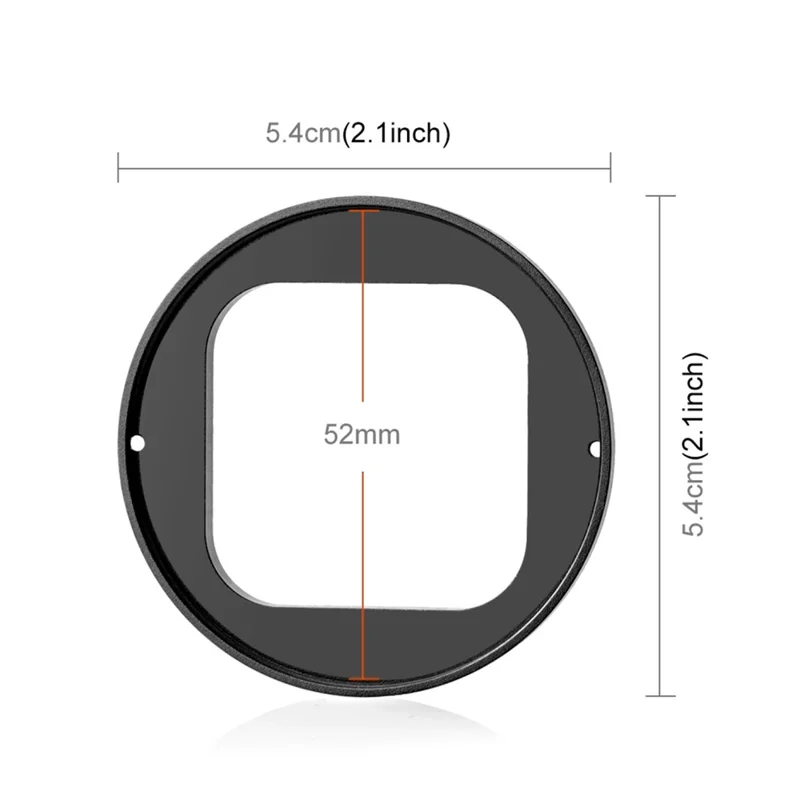 PULUZ PU969B For Insta360 Ace Pro Action Camera Lens Filter Ring Adapter with UV Filter + Lens Cap