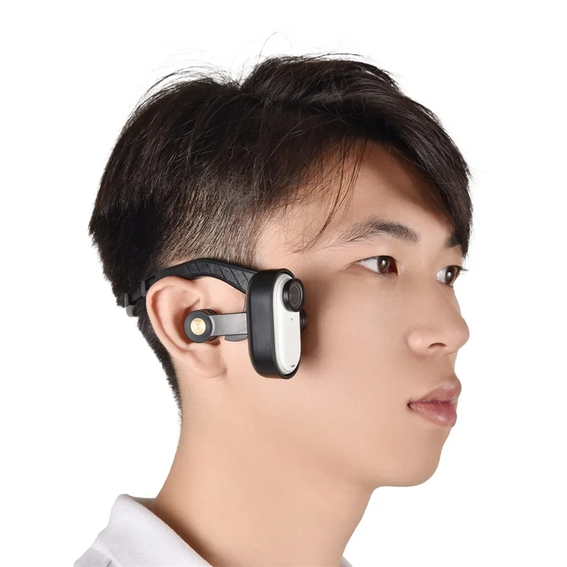 PULUZ PU974B For Insta360 Go 3 Thumb Camera Magnetic POV Holder Head Mount Extension Head Belt