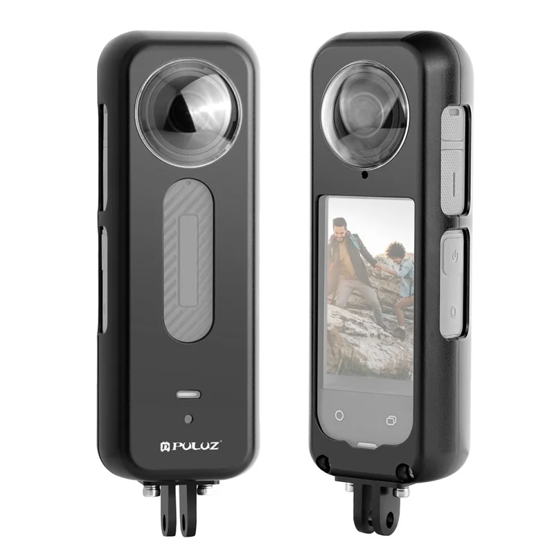 PULUZ PU990B For Insta360 X4 Metal Protective Case Frame Cage with Lens Protector Cooling Design