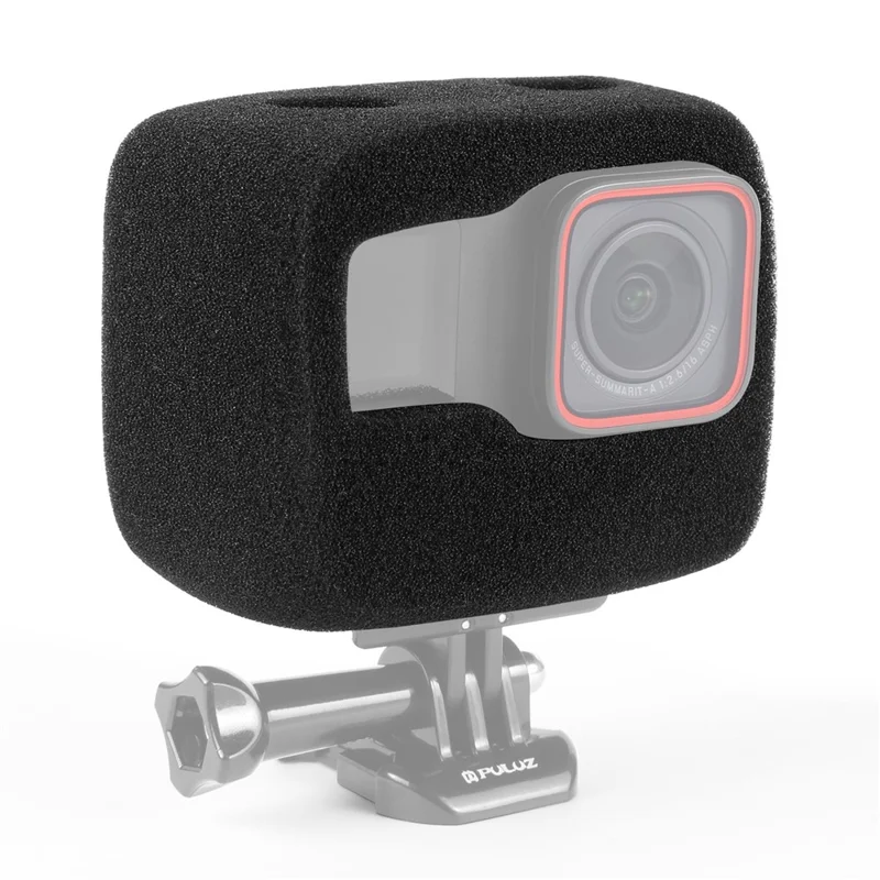 PULUZ PU986B For Insta360 Ace / Ace Pro Windslayer Cover Wind Muff High Density Foam Housing Frame Case