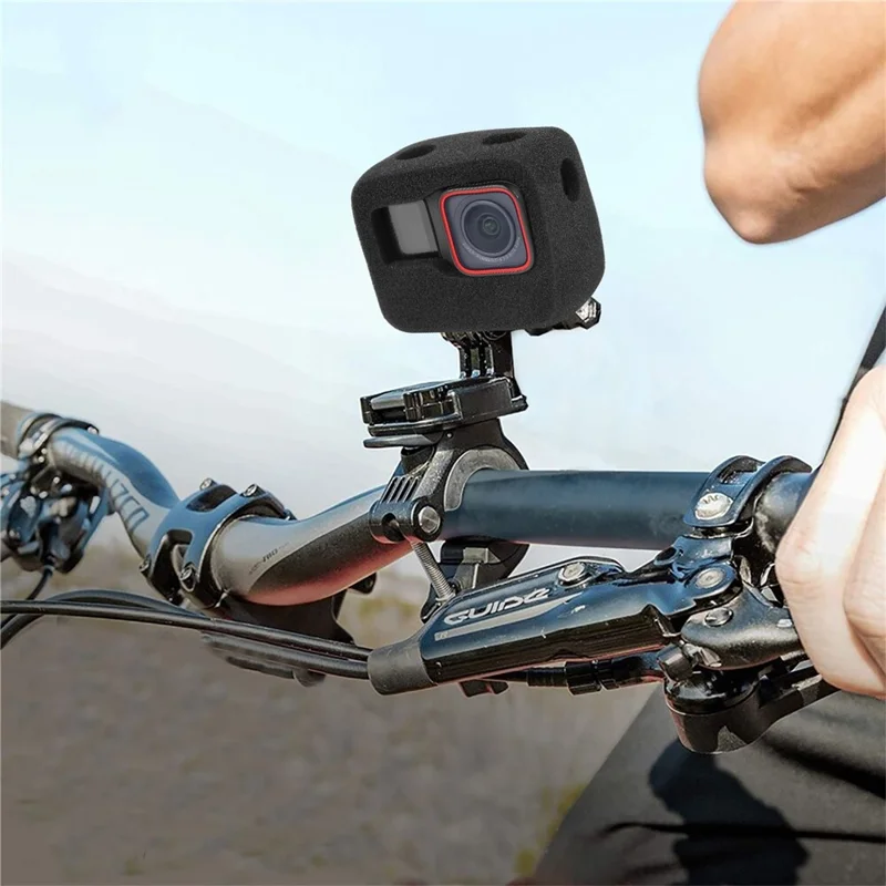 PULUZ PU986B For Insta360 Ace / Ace Pro Windslayer Cover Wind Muff High Density Foam Housing Frame Case