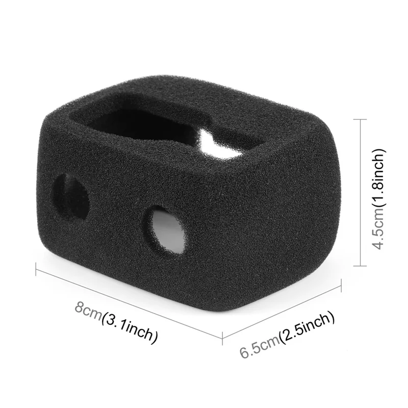PULUZ PU986B For Insta360 Ace / Ace Pro Windslayer Cover Wind Muff High Density Foam Housing Frame Case