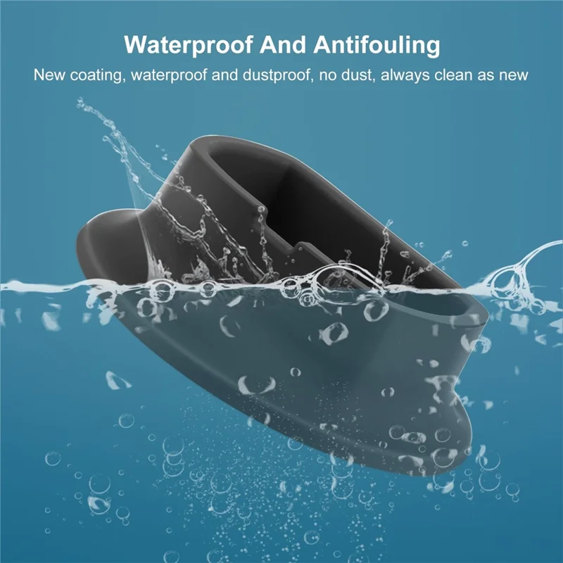 PULUZ PU943B For Insta360 X4 Silicone Base Anti-Slip Desktop Stand Camera Mount Protective Holder