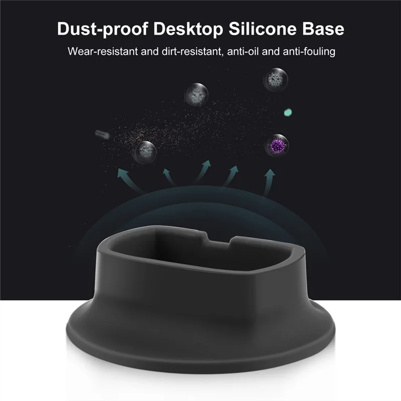 PULUZ PU943B For Insta360 X4 Silicone Base Anti-Slip Desktop Stand Camera Mount Protective Holder