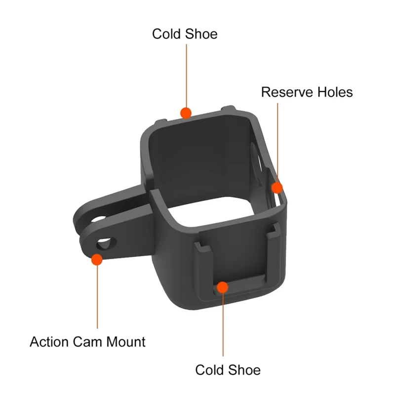 Suporte de Extensão para Câmera PULUZ PU899B para DJI Osmo Pocket 3 com Sapatas Frias