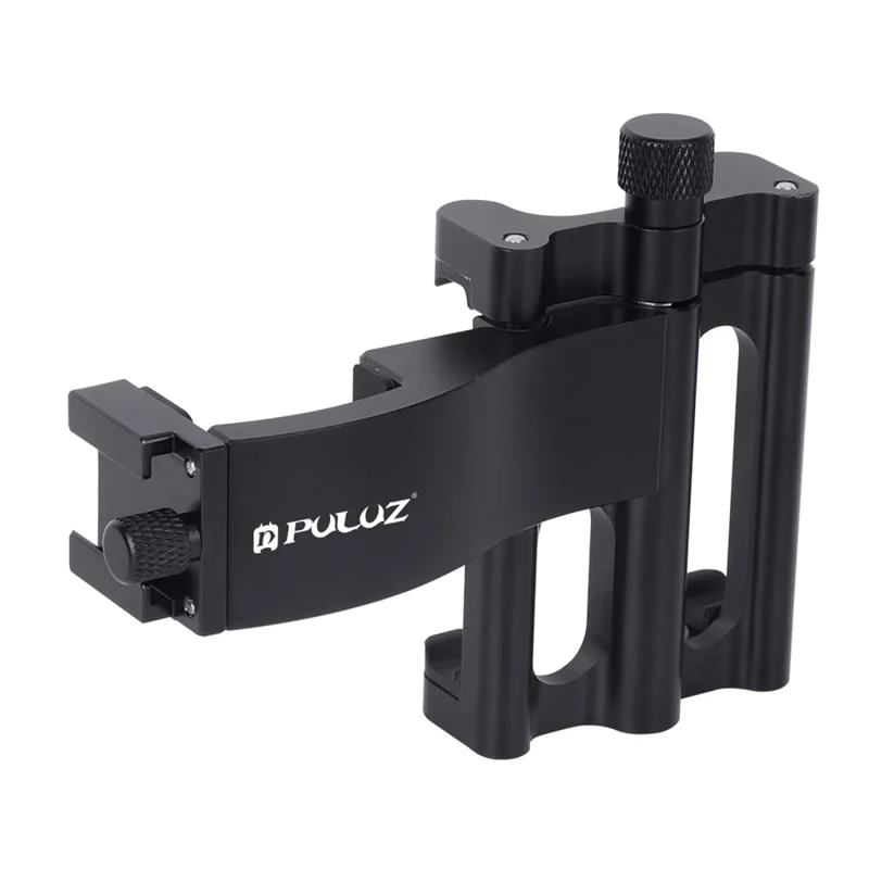 Support de Téléphone et Poignée en Alliage d'Aluminium PULUZ PU333 pour Caméra DJI Osmo Pocket / Pocket 2