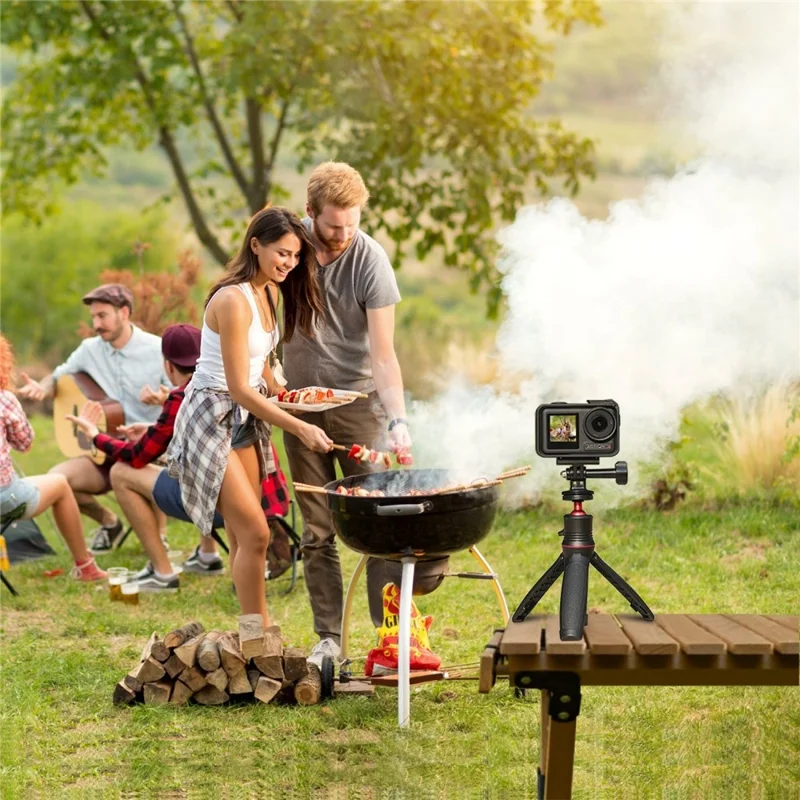 PULUZ PU934B For DJI Osmo Action 4  /  3 Magnetic Quick Release Adapter Base Expansion Mount for Selfie Stick / Tripod