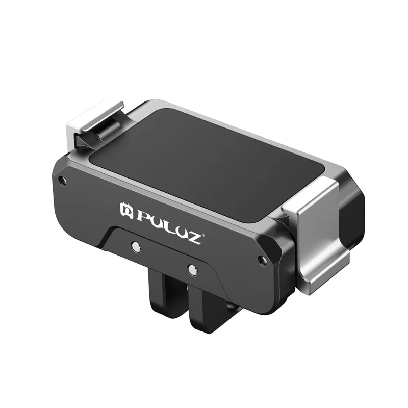 PULUZ PU995B Para DJI Osmo Action 4 / 3 Base de montaje de metal de liberación rápida magnética compatible con palo selfie / trípode
