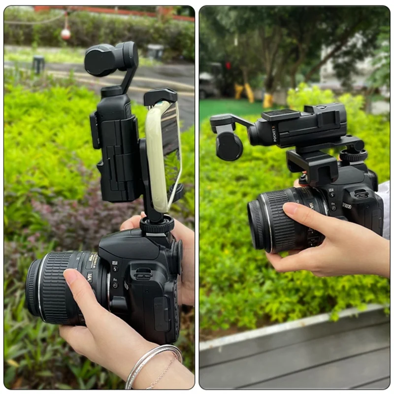 Держатель для телефона PULUZ PU726B для DJI Osmo Pocket 3 с треногой и защитной рамкой