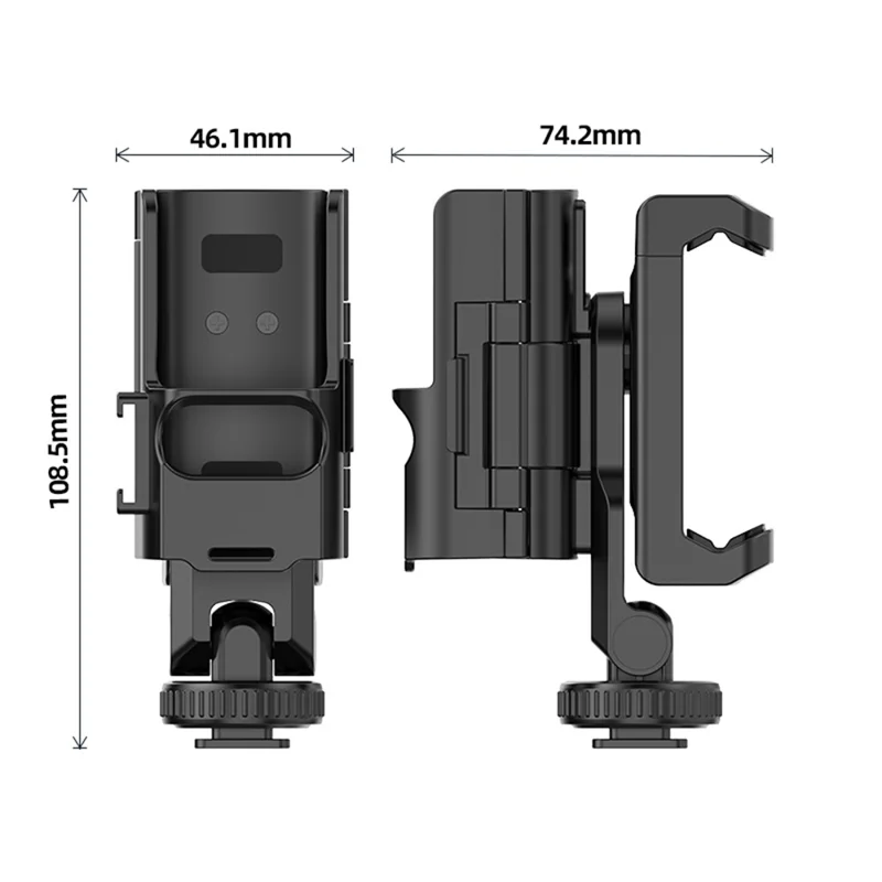 Держатель для телефона PULUZ PU726B для DJI Osmo Pocket 3 с треногой и защитной рамкой